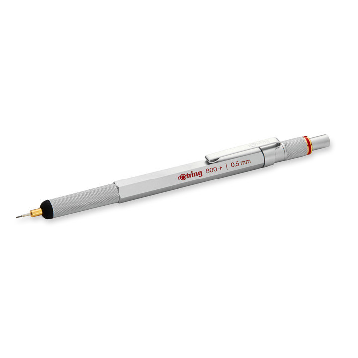 Ołówek automatyczny Rotring RO800+ 0.5mm srebrny